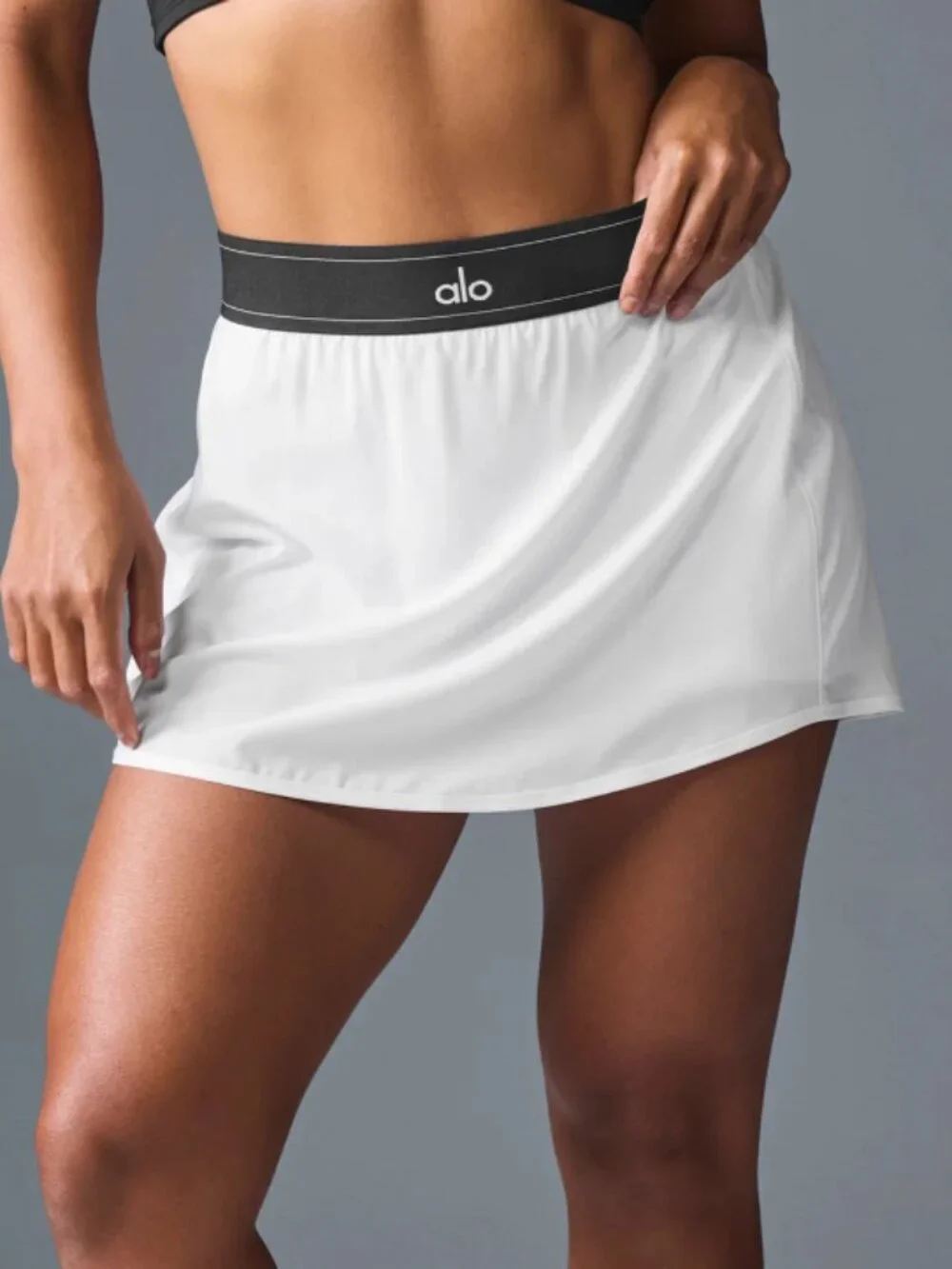 ALO Yoga NWT🏆Match Point Tennis Skirt White Mini